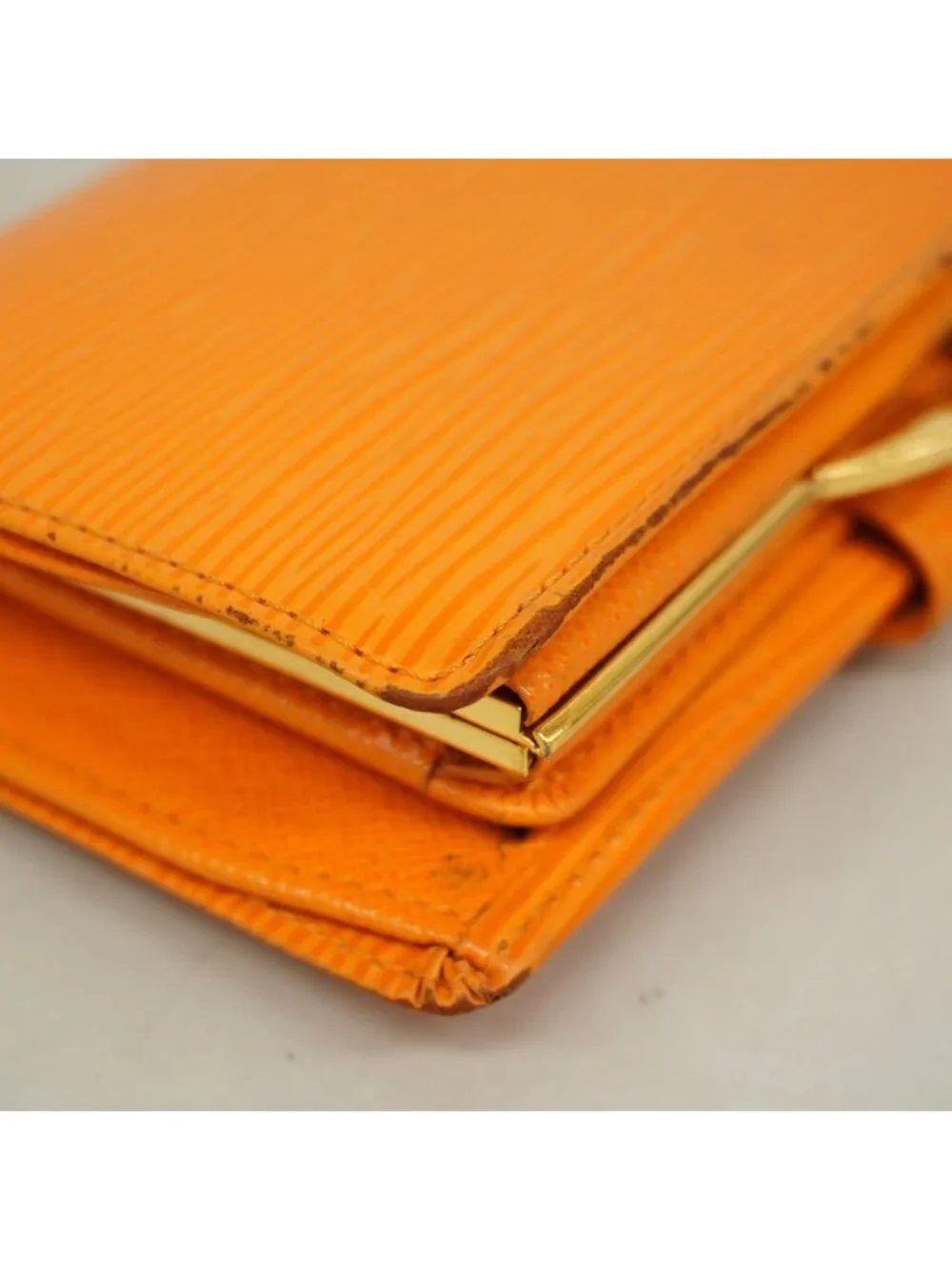 Louis Vuitton Wallet Epi Porte-Monnaie Viennois Mandarin
